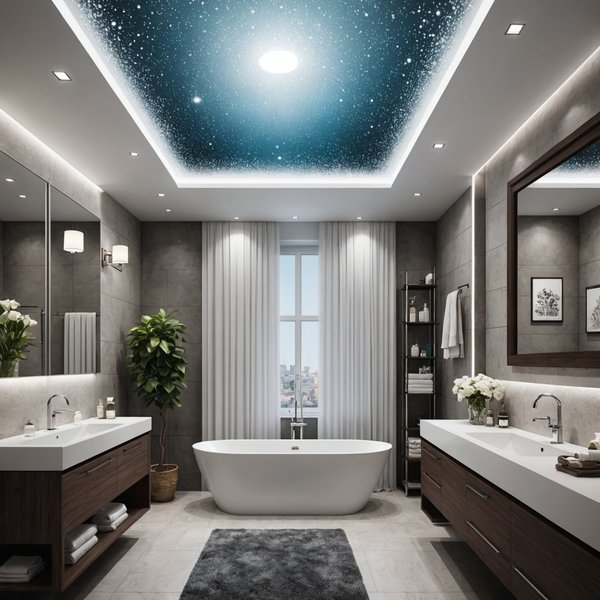 Quelle est la meilleure méthode pour installer un plafond tendu dans une salle de bain humide?